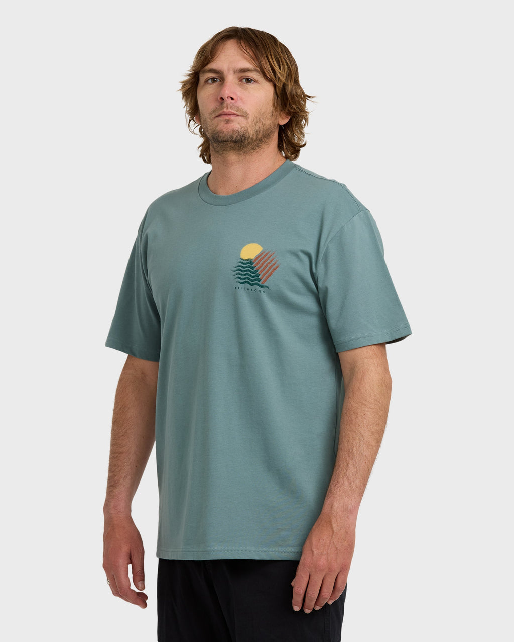Billabong Canyons Regular Short Sleeve T-Shirt - Sea Blue