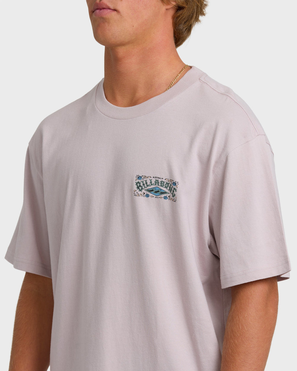 Billabong Heritage Arch Premium Short Sleeve T-Shirt - Dusty Purple