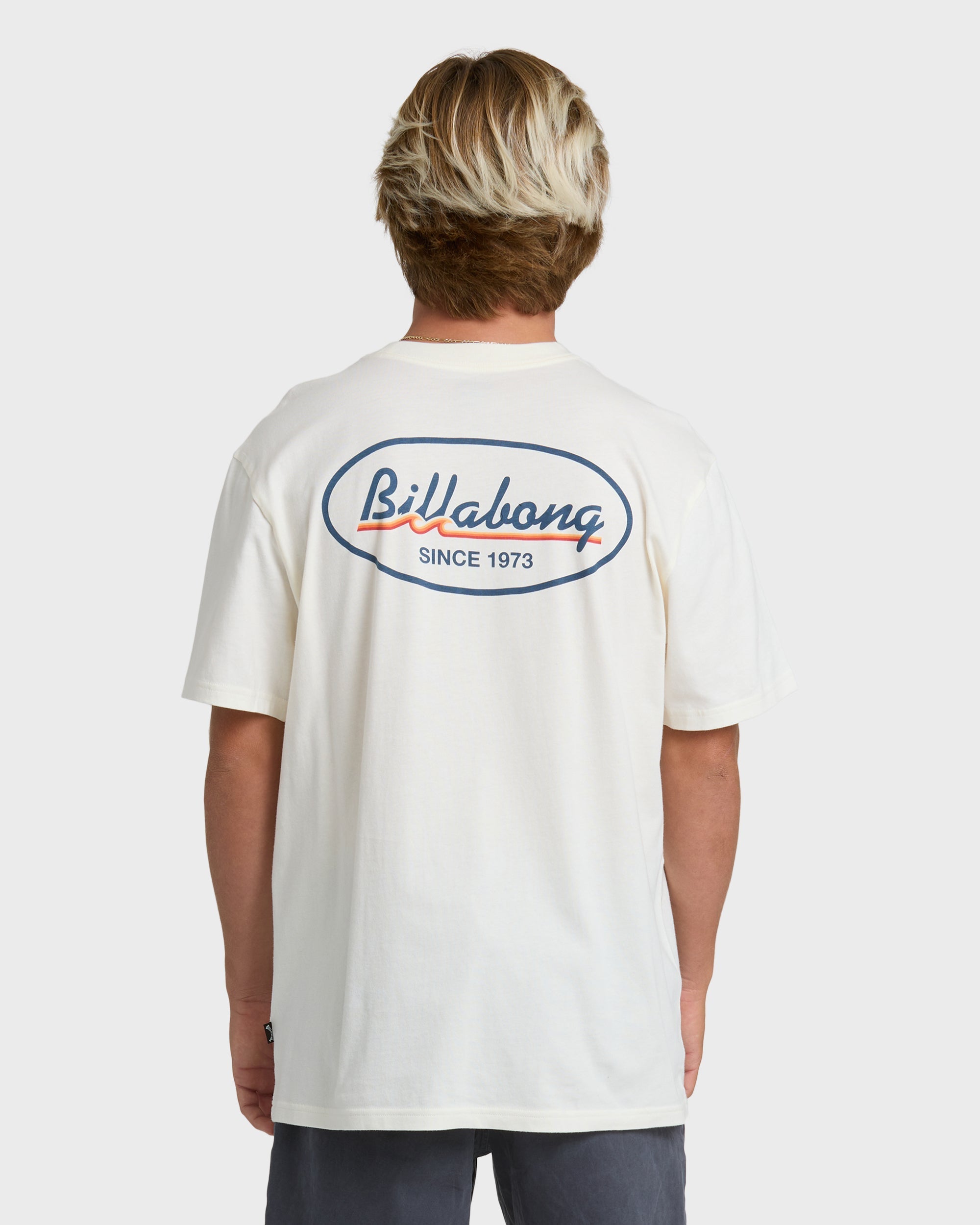 Billabong Runner Premium Short Sleeve T-Shirt - Off White