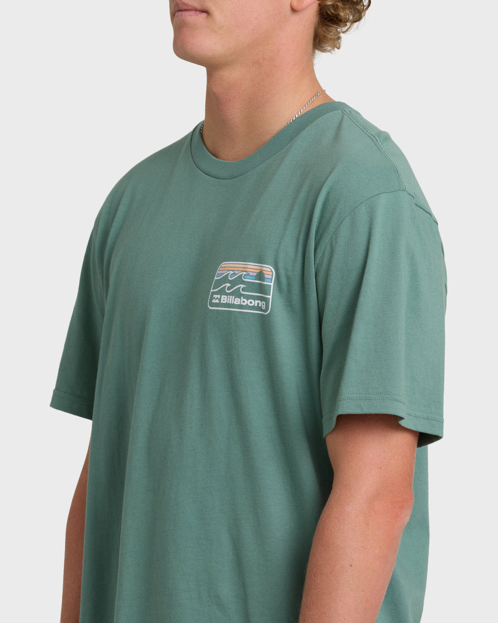 Billabong Runner Premium Short Sleeve T-Shirt - Sea Green