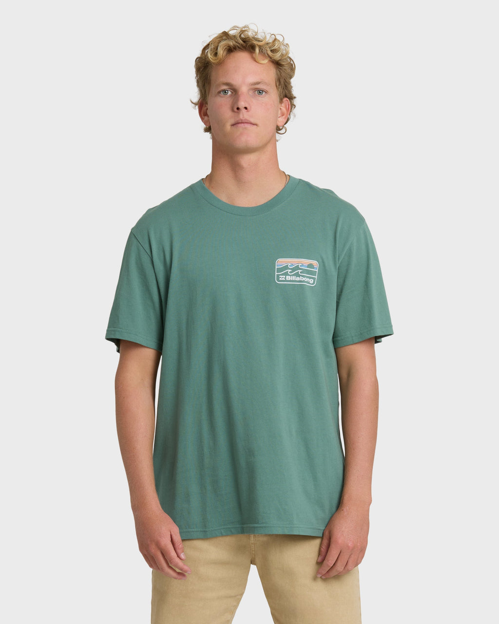 Billabong Runner Premium Short Sleeve T-Shirt - Sea Green