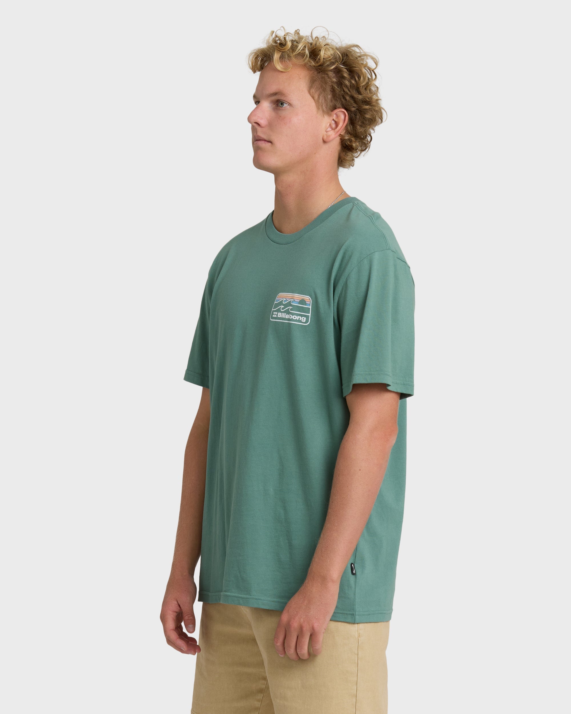 Billabong Runner Premium Short Sleeve T-Shirt - Sea Green