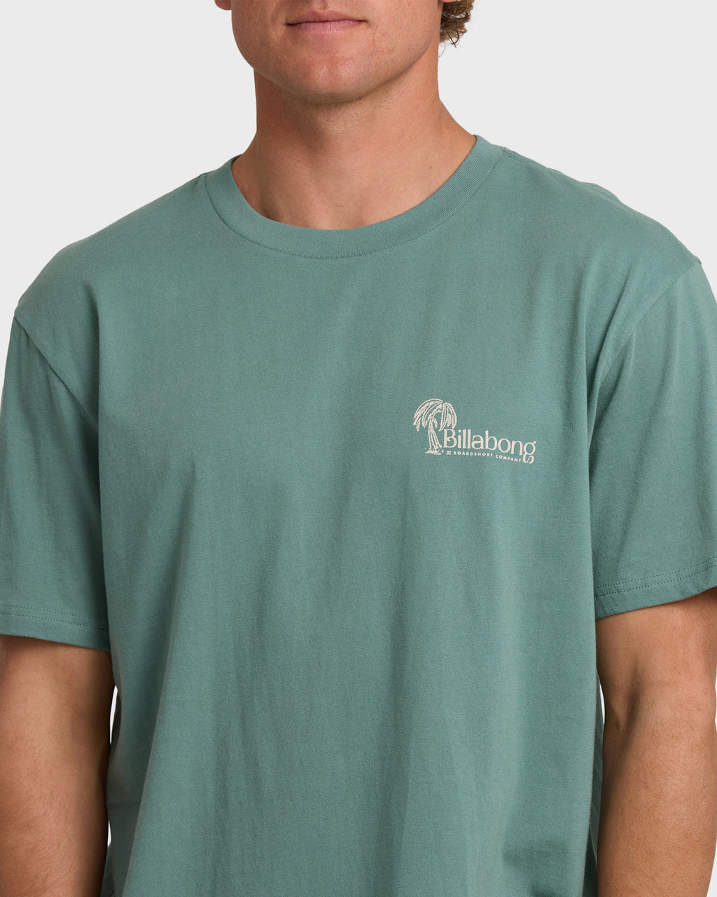 Billabong Late Checkout Premium Short Sleeve T-Shirt - Sea Green
