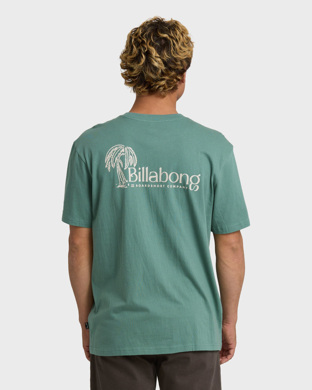 Billabong Late Checkout Premium Short Sleeve T-Shirt - Sea Green