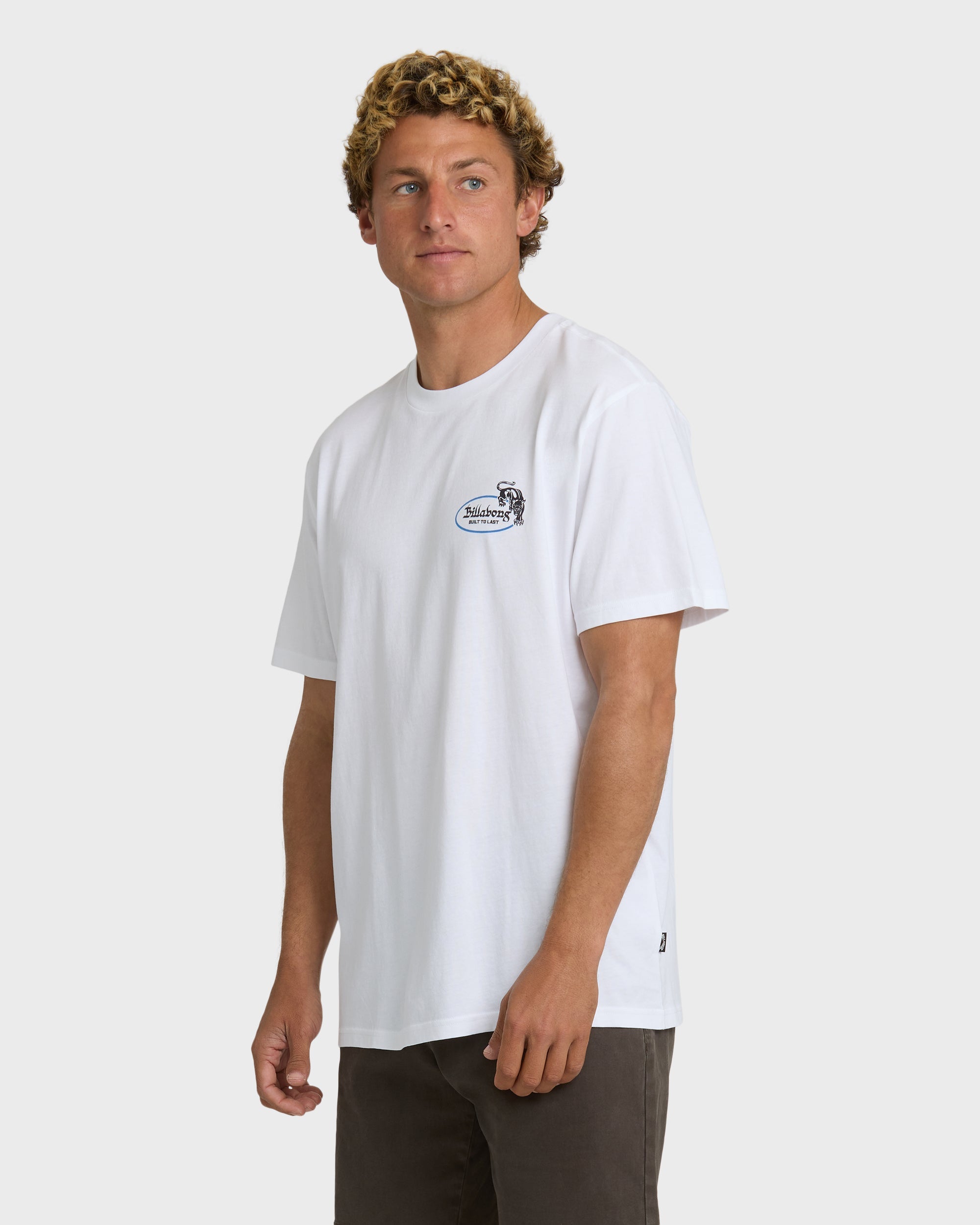 Billabong Roadie Premium Short Sleeve T-Shirt - White