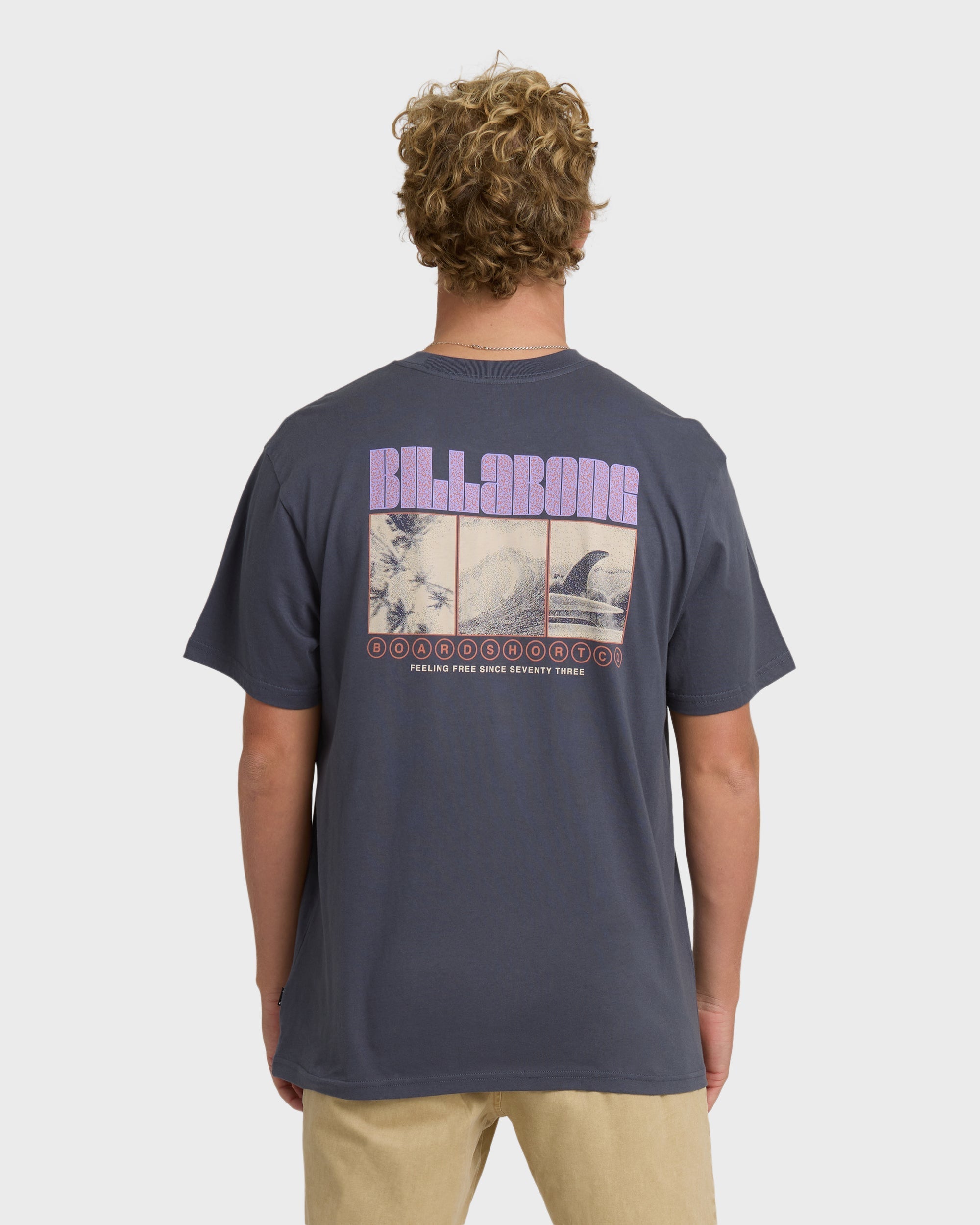 Billabong Broadsheet Premium Short Sleeve T-Shirt - Graystone