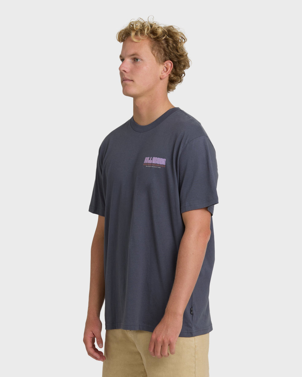 Billabong Broadsheet Premium Short Sleeve T-Shirt - Graystone