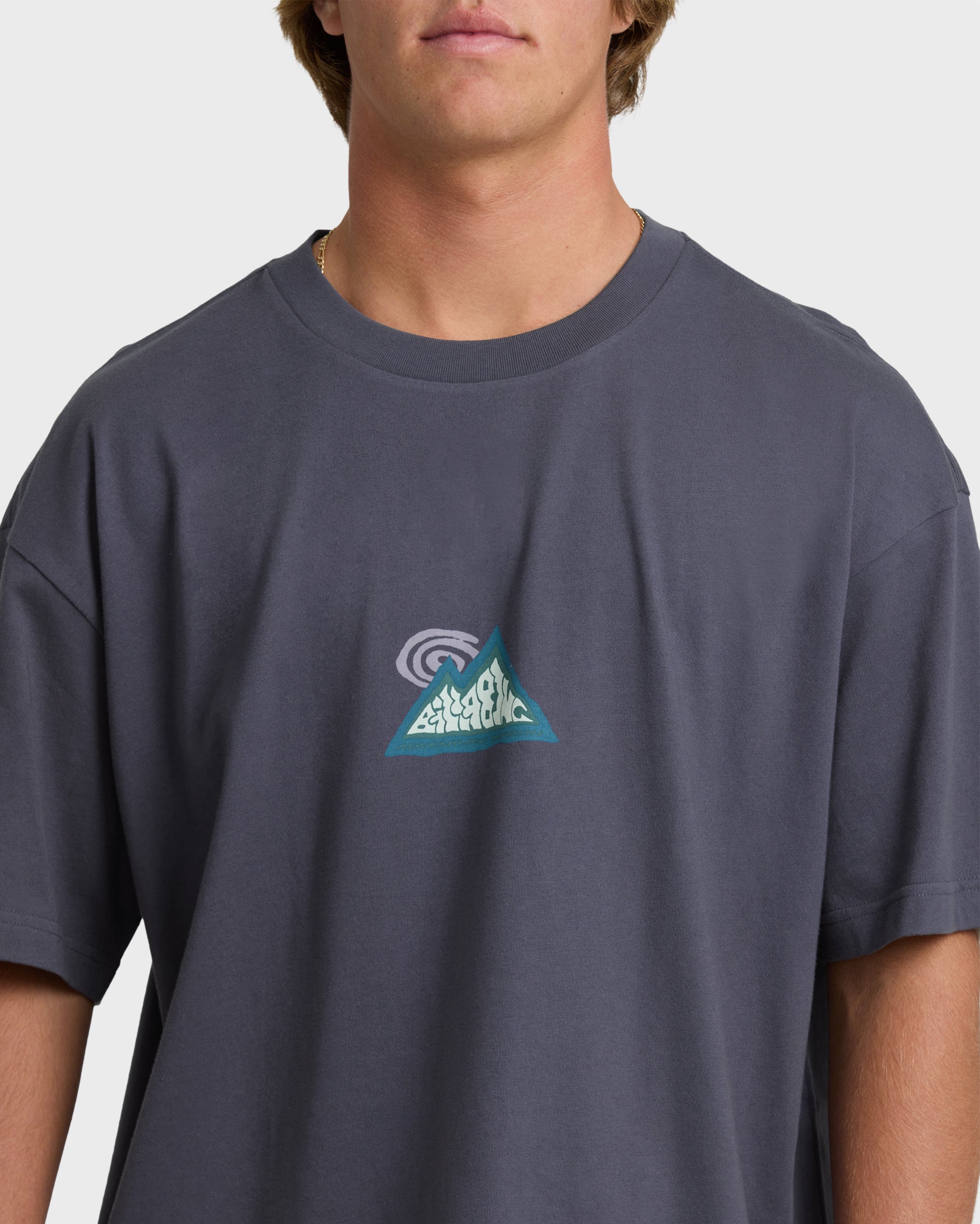 Billabong Reach The Peak Adiv Og Short Sleeve T-Shirt - Graystone