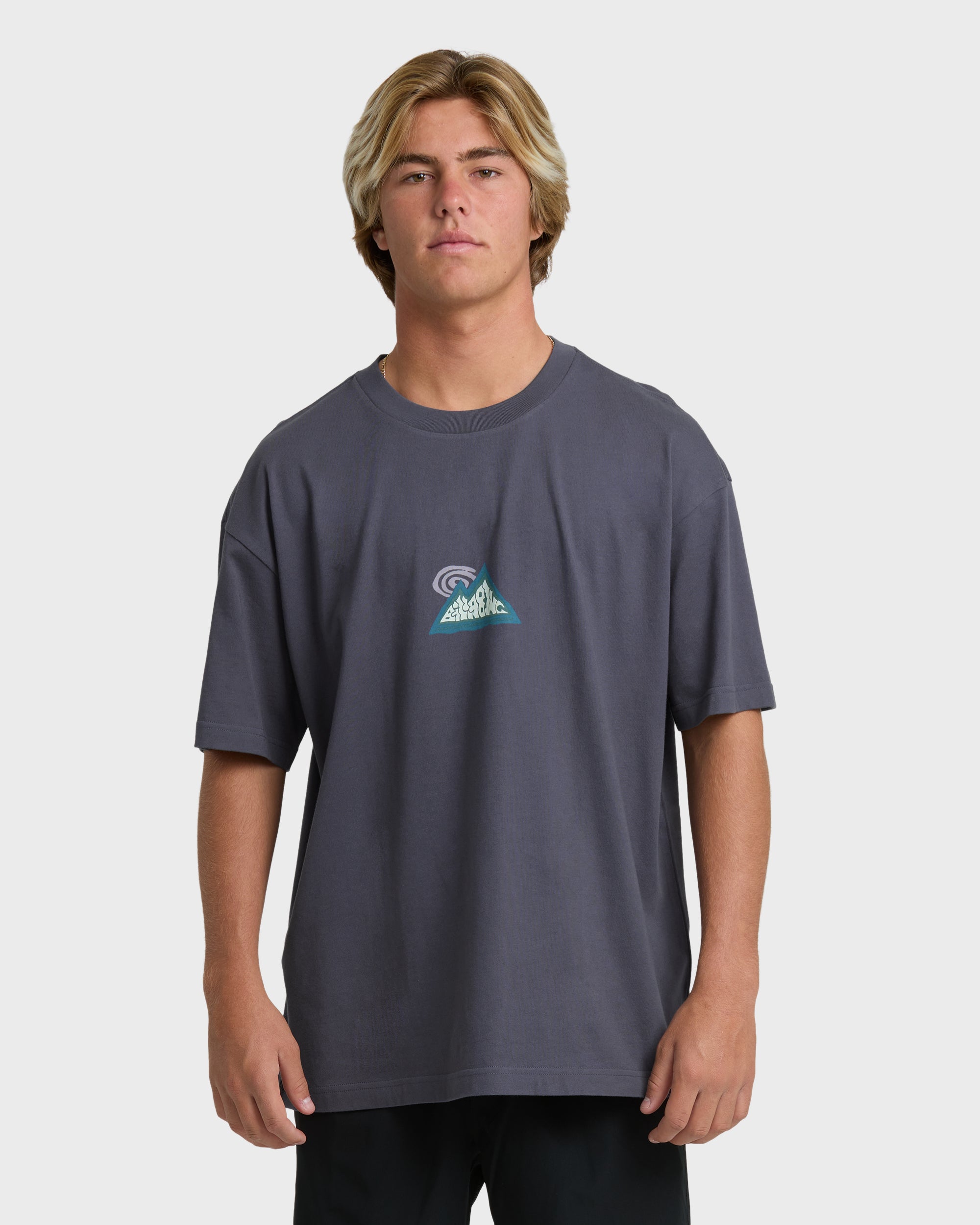 Billabong Reach The Peak Adiv Og Short Sleeve T-Shirt - Graystone