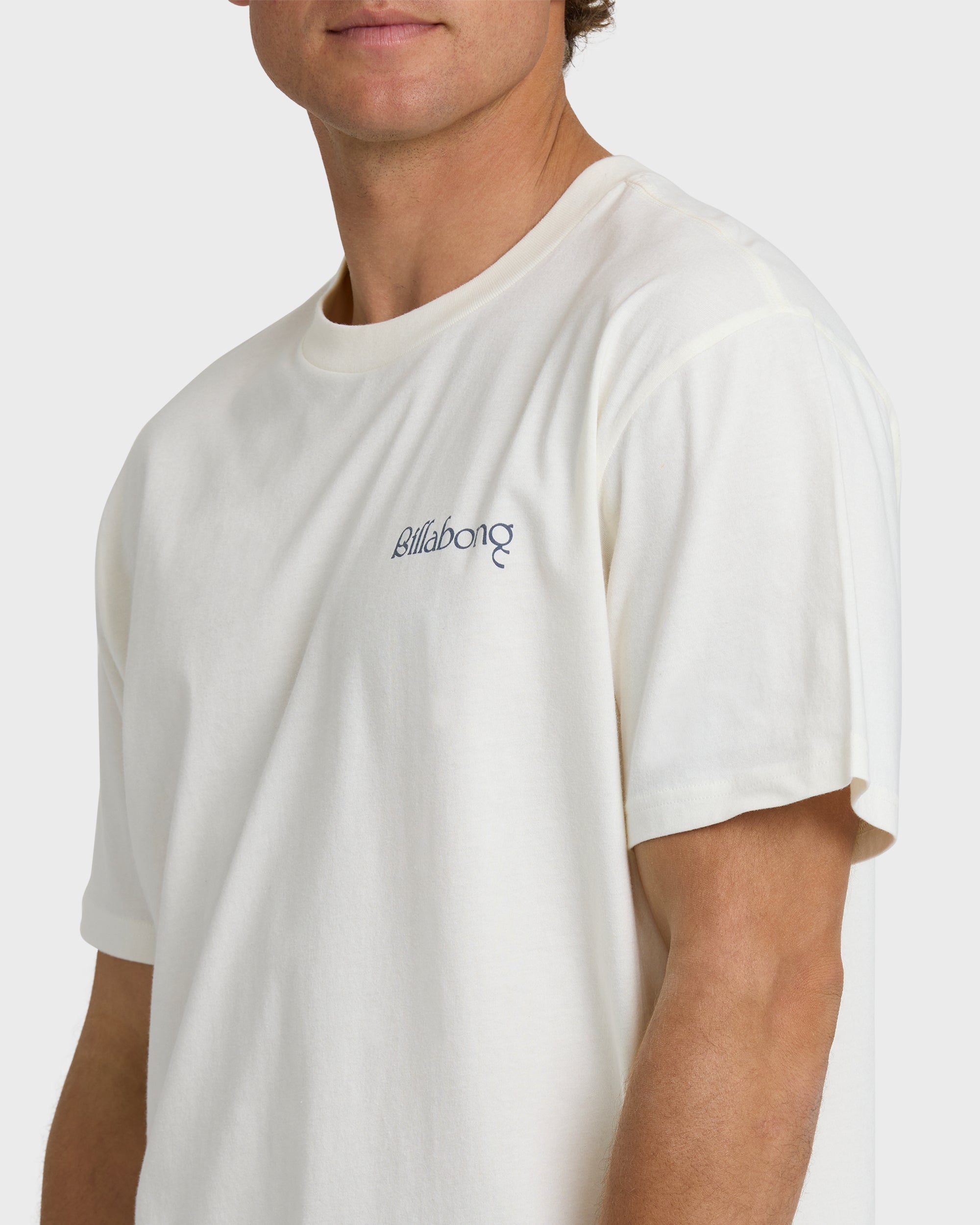 Billabong L.a.g.o. Premium Short Sleeve T-Shirt - Off White