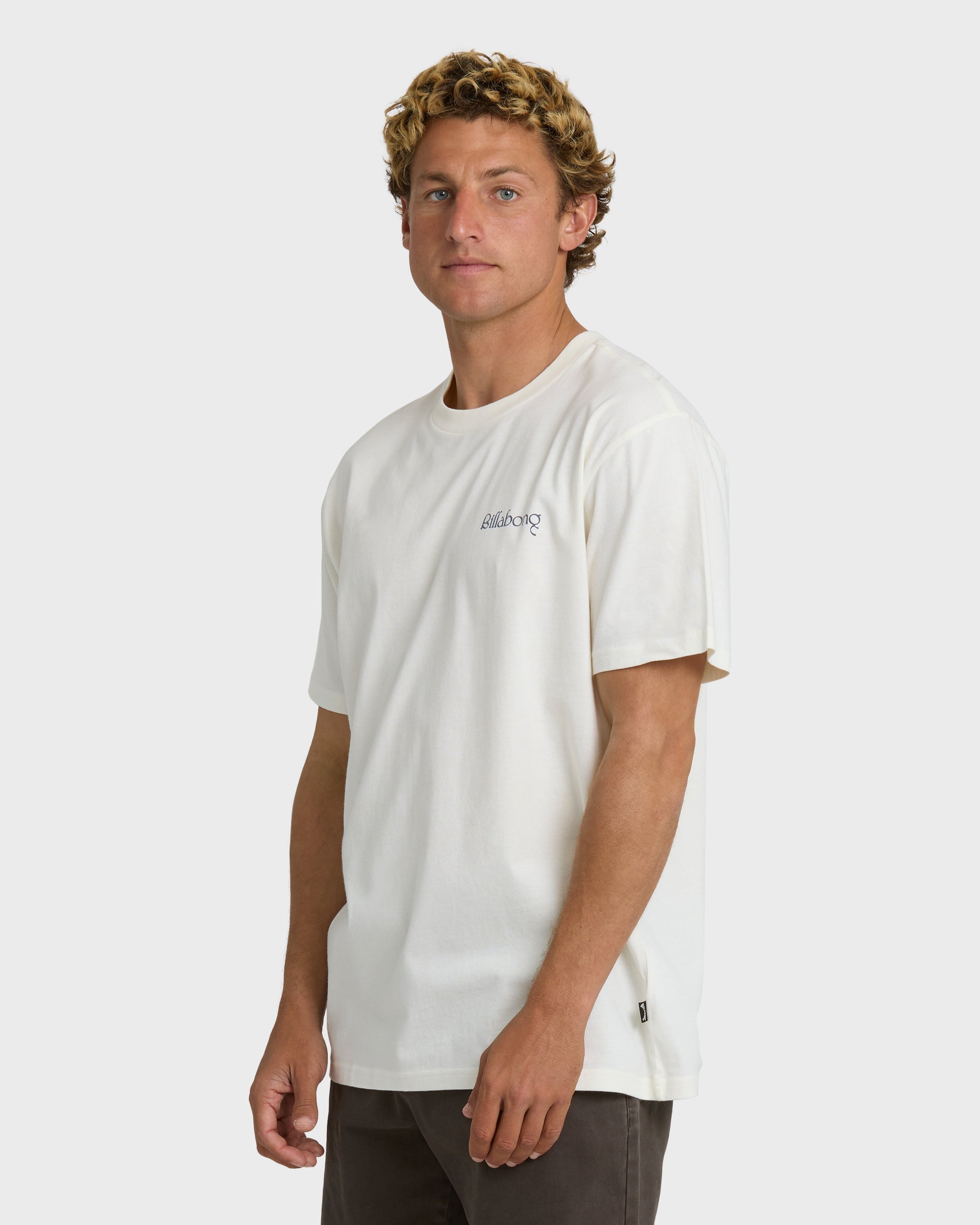 Billabong L.a.g.o. Premium Short Sleeve T-Shirt - Off White