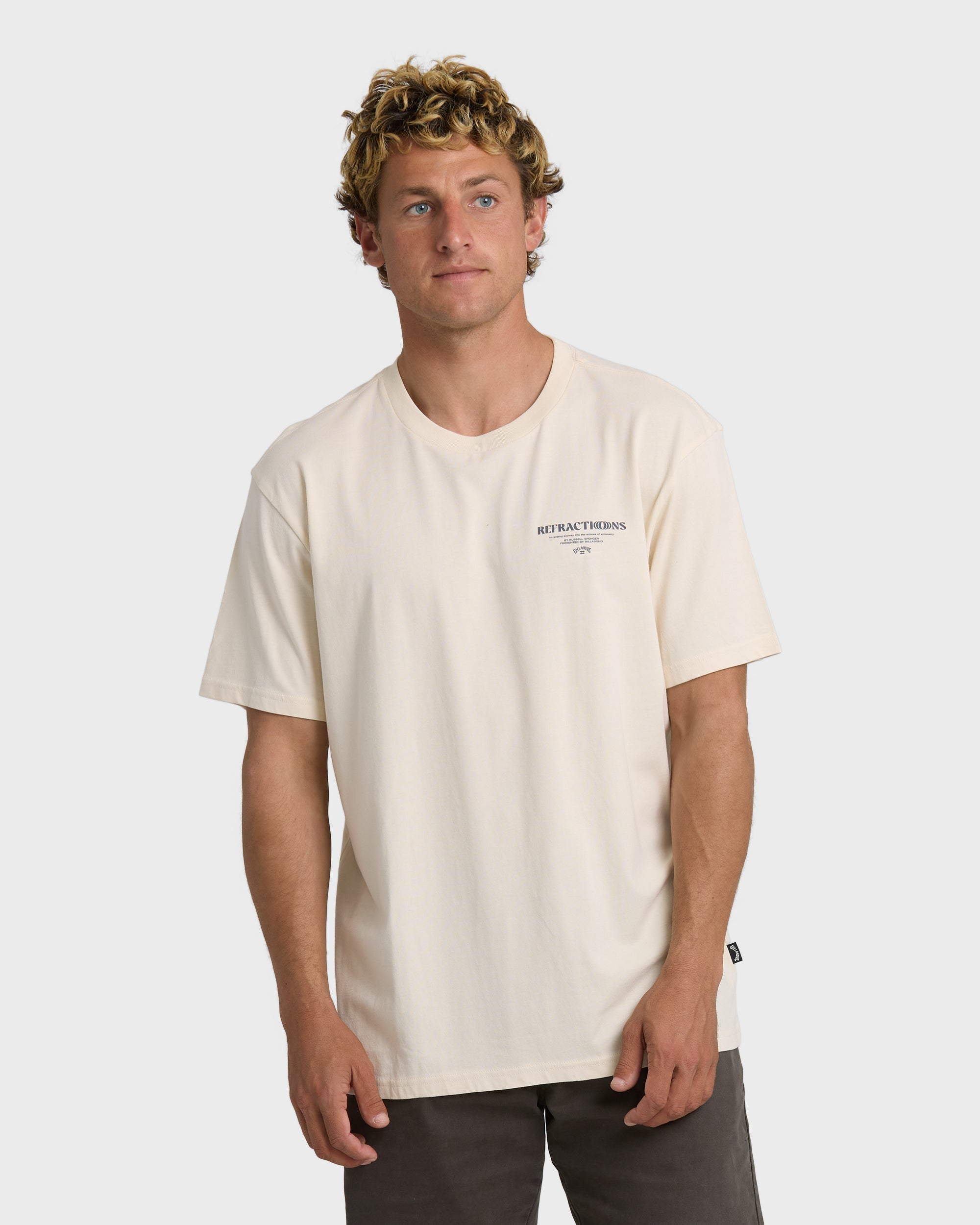 Billabong Refractions Premium Short Sleeve T-Shirt - Oyster Gray