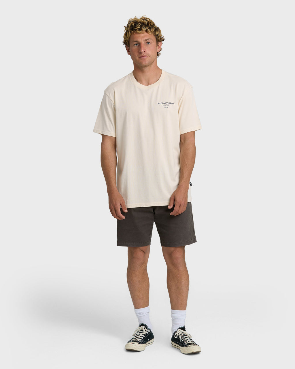 Billabong Refractions Premium Short Sleeve T-Shirt - Oyster Gray