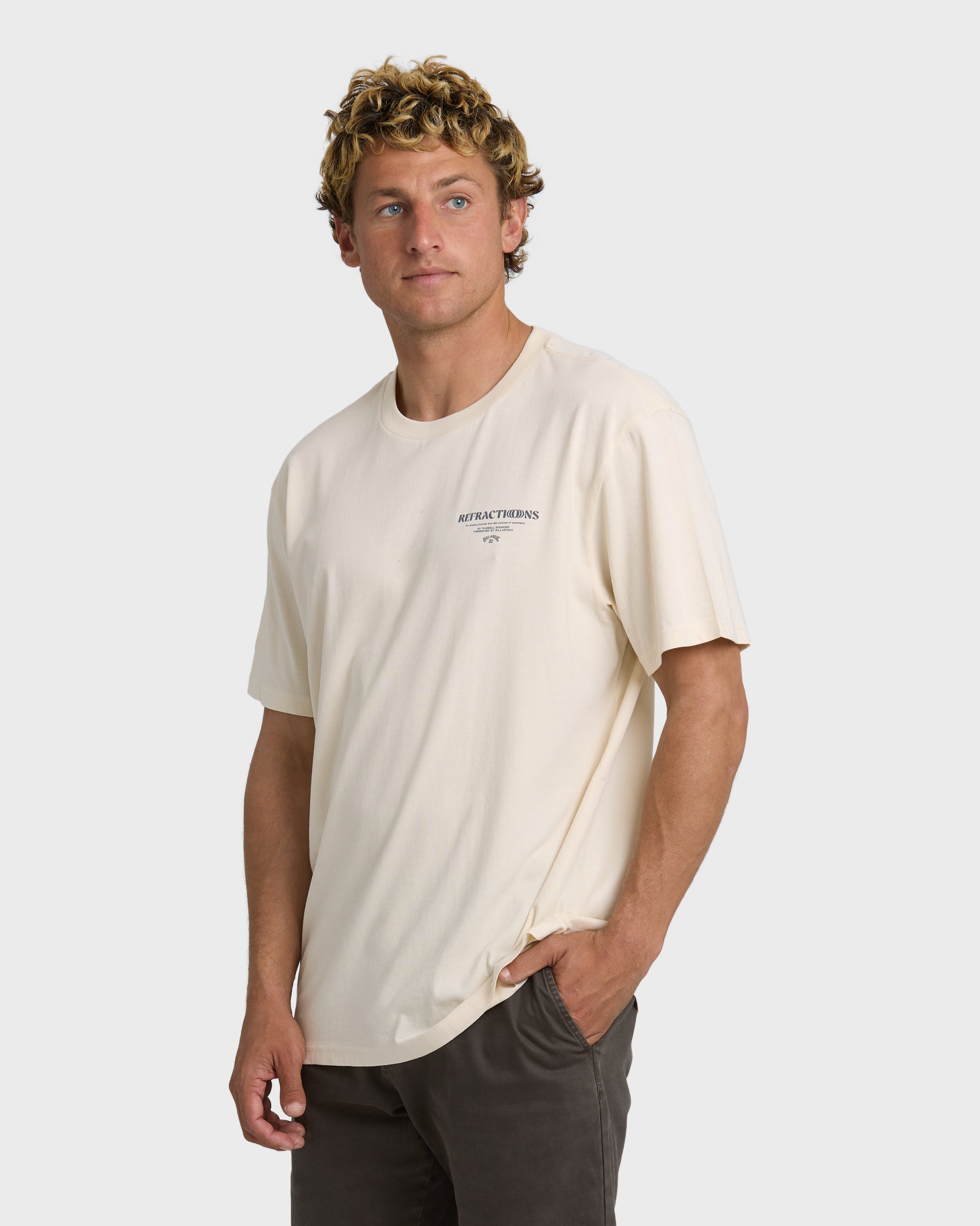 Billabong Refractions Premium Short Sleeve T-Shirt - Oyster Gray