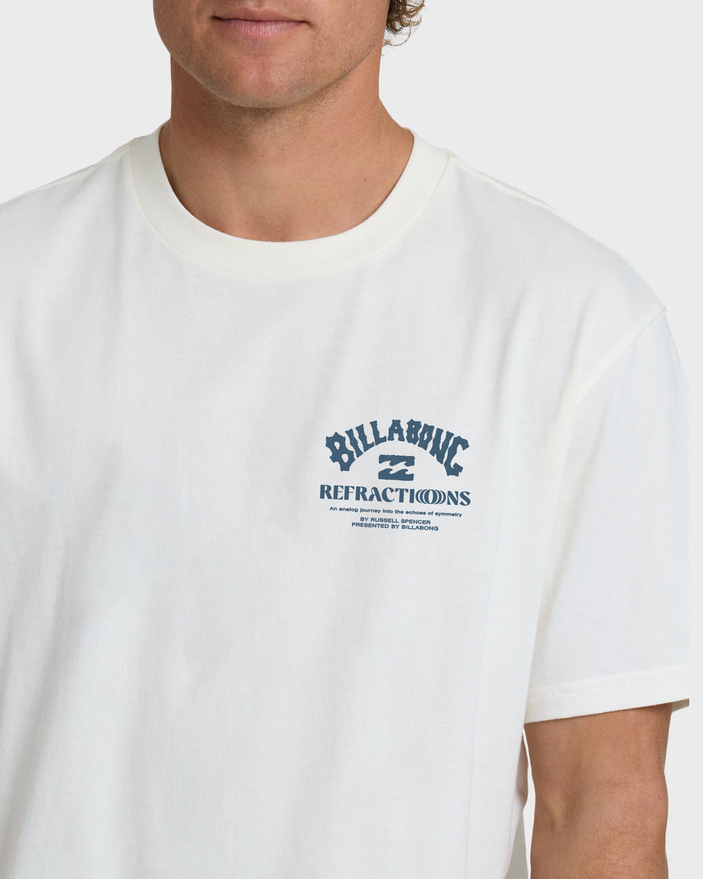 Billabong Flower Premium Short Sleeve T-Shirt - Off White