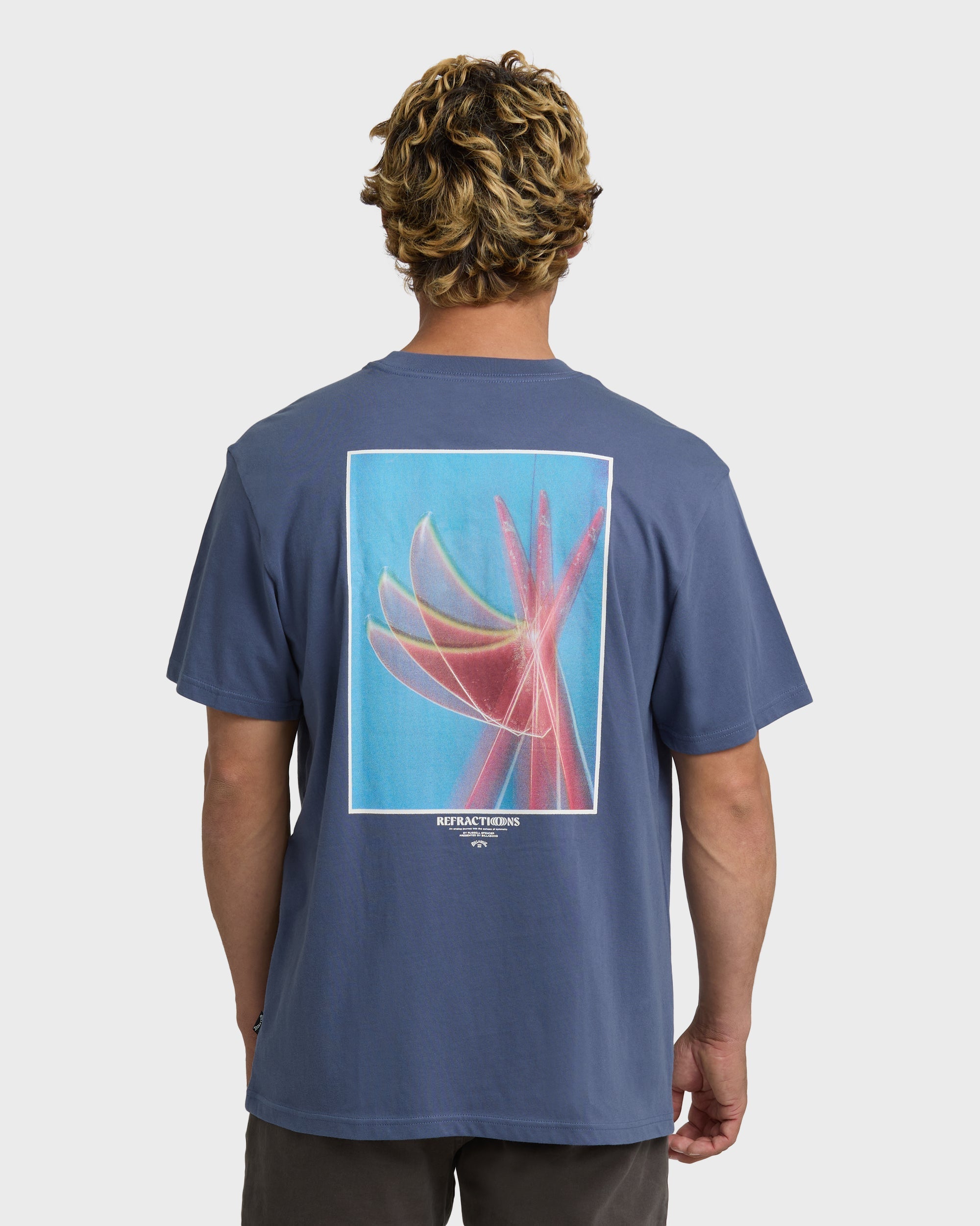 Billabong Flower Premium Short Sleeve T-Shirt - Vintage Indigo