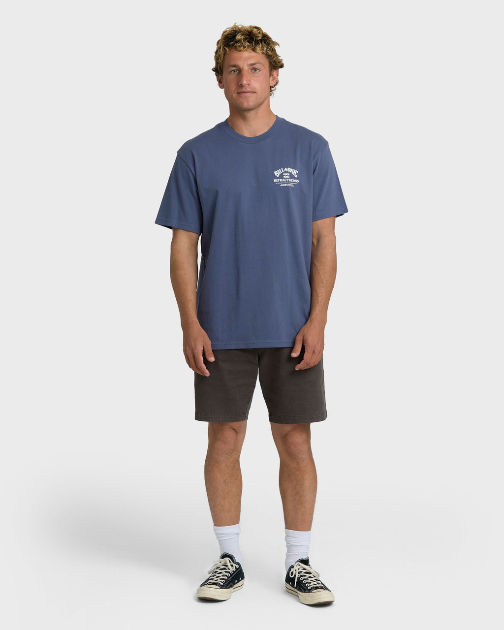 Billabong Flower Premium Short Sleeve T-Shirt - Vintage Indigo