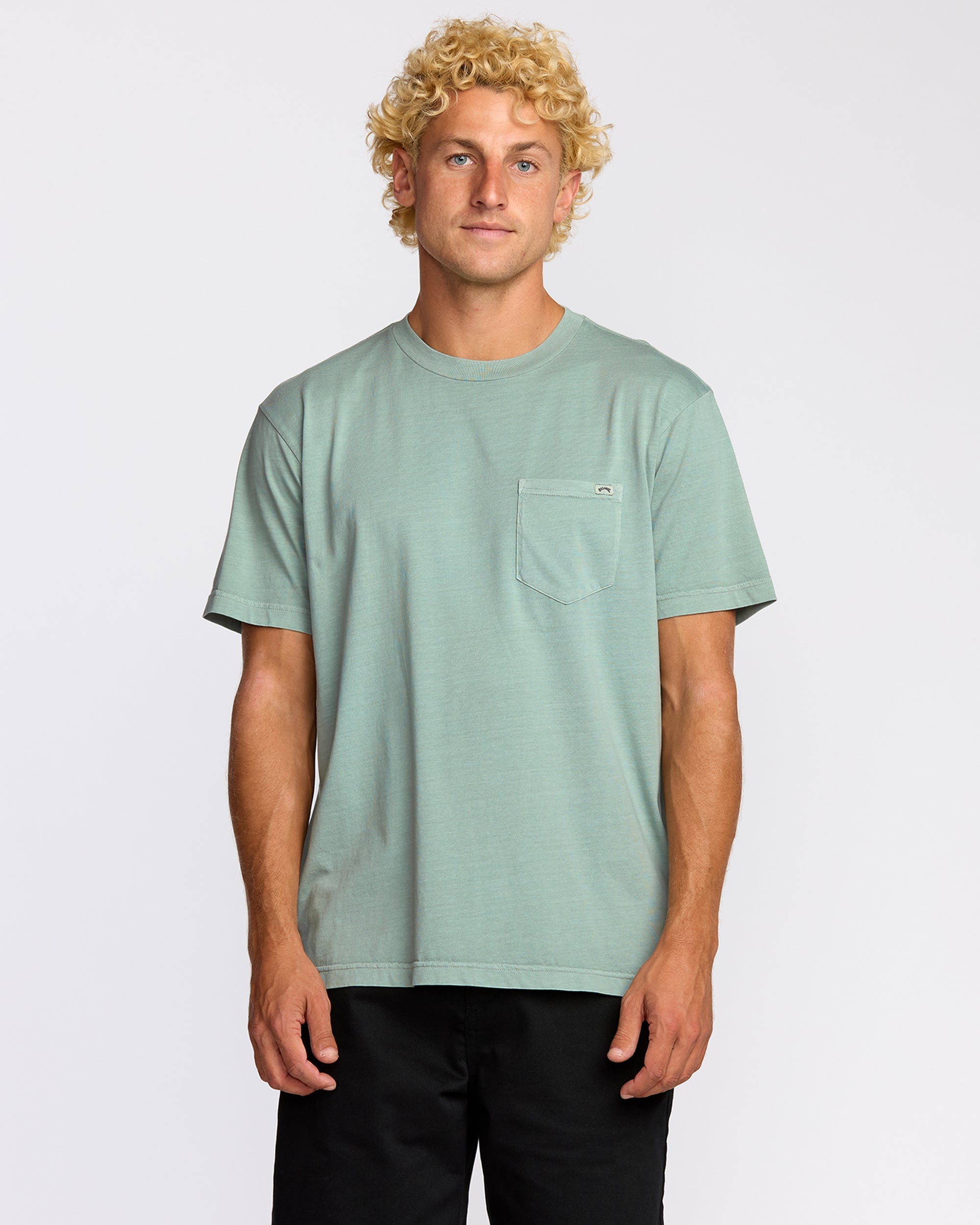 Billabong Essential Premium Wave Wash T-Shirt - Mineral Blue