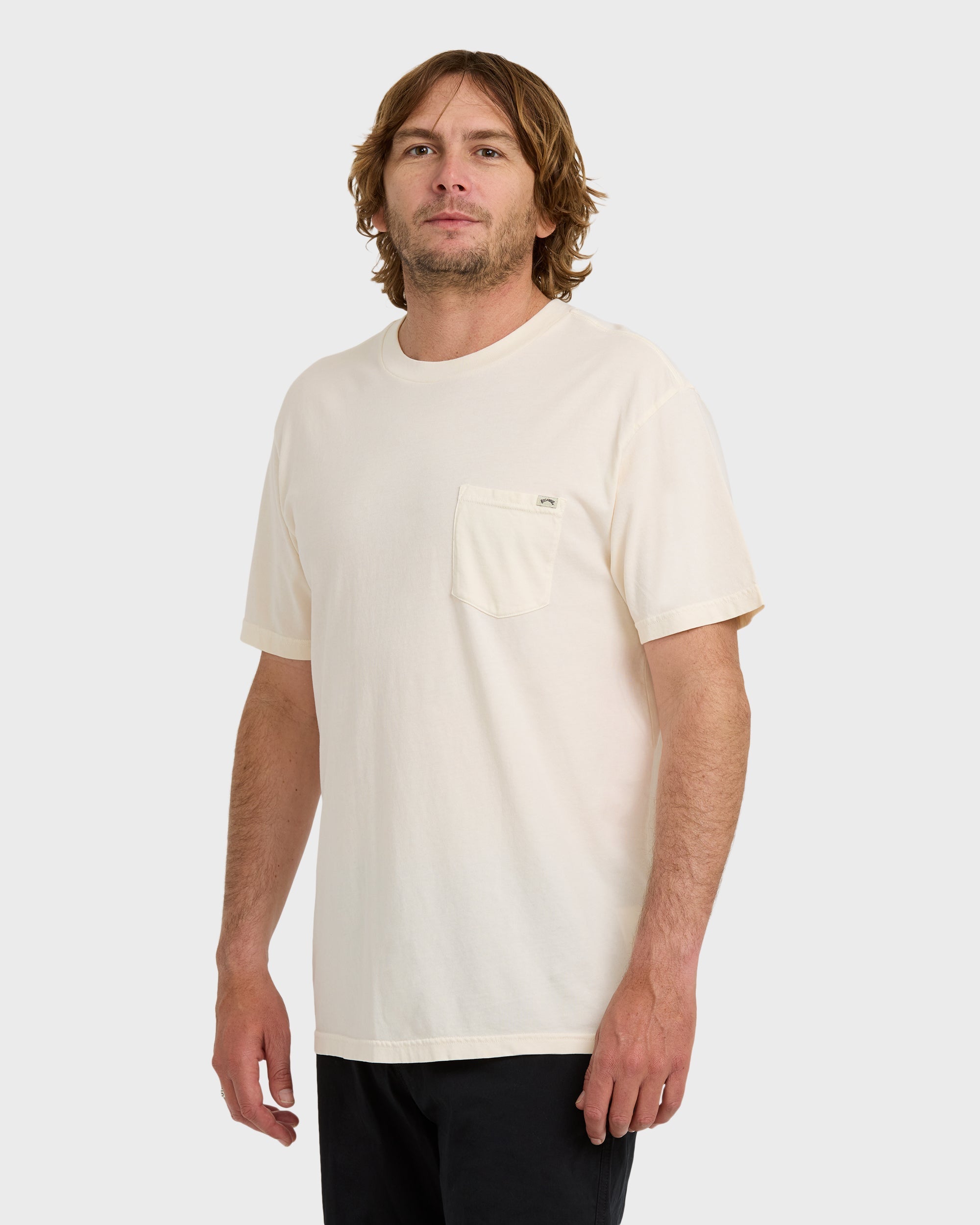 Billabong Essential Premium Wave Wash T-Shirt - Off White