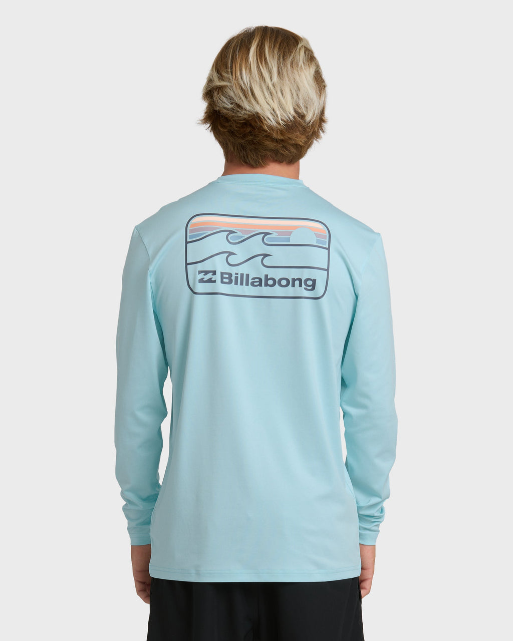 Billabong Runner Long Sleeve Surf Tee - Blue Heather