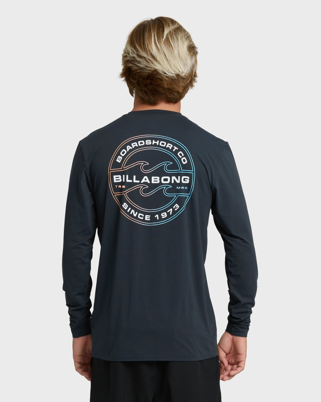 Billabong Hollow Loose Fit Long Sleeve Surf Tee - Navy