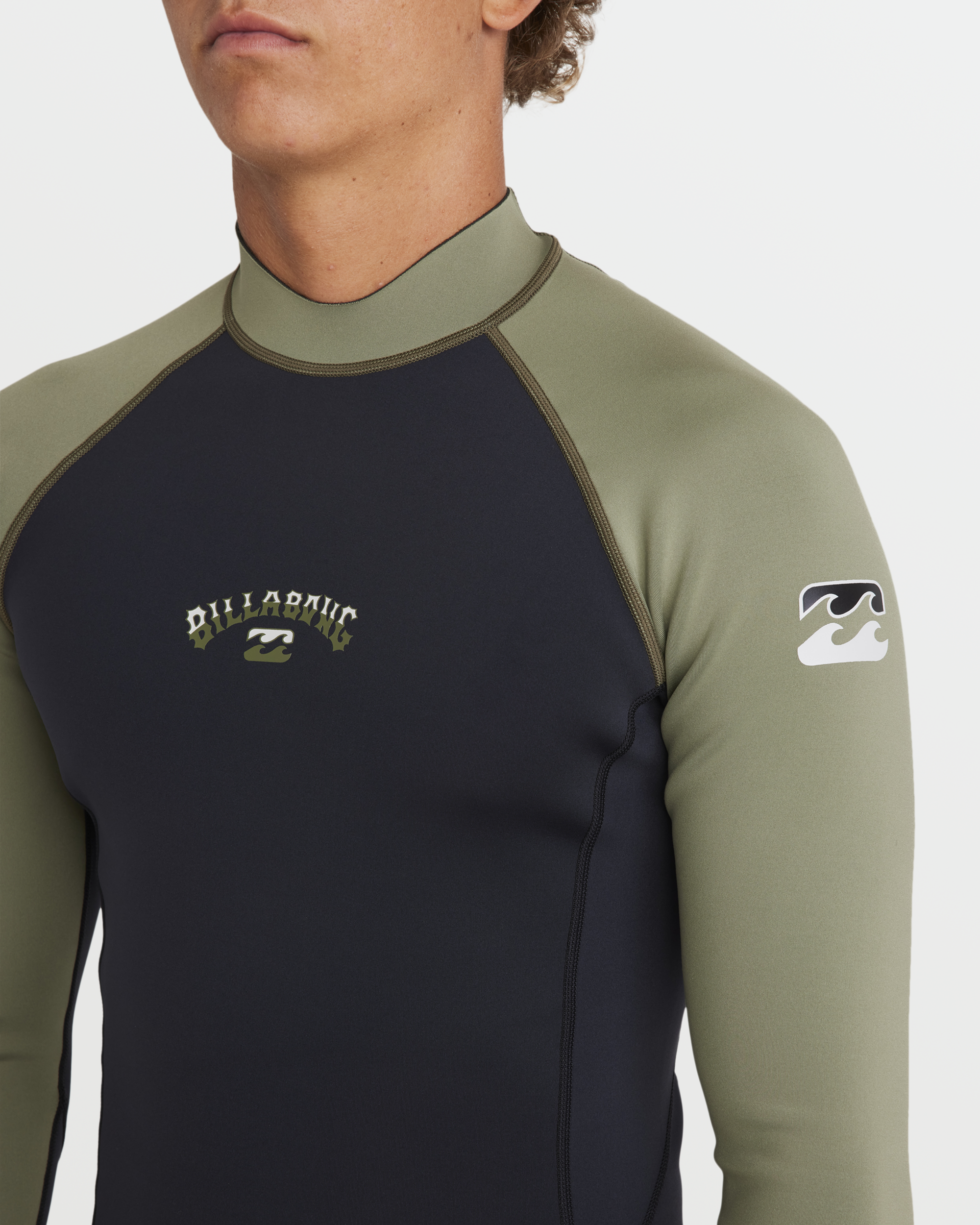 Billabong 1mm Absolute Natural Long Sleeve Jacket - Military