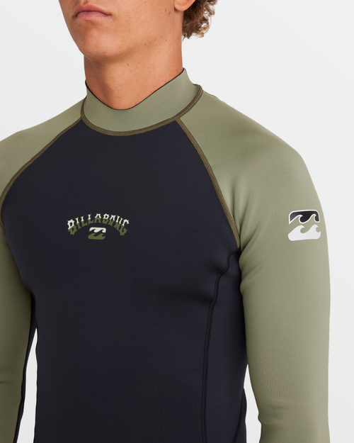 Billabong 1mm Absolute Natural Long Sleeve Jacket - Military