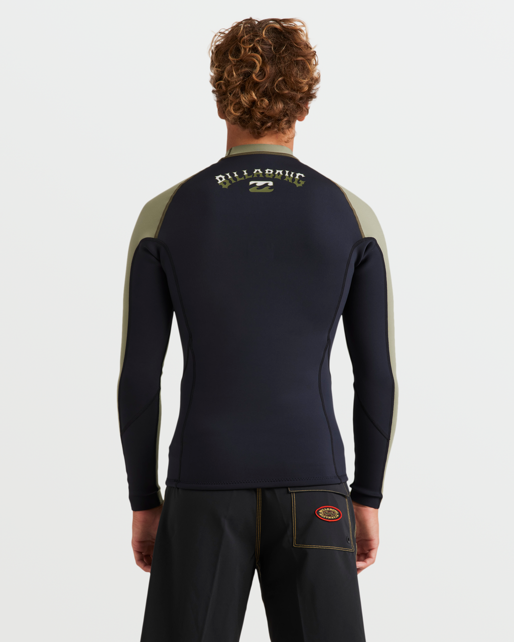 Billabong 1mm Absolute Natural Long Sleeve Jacket - Military