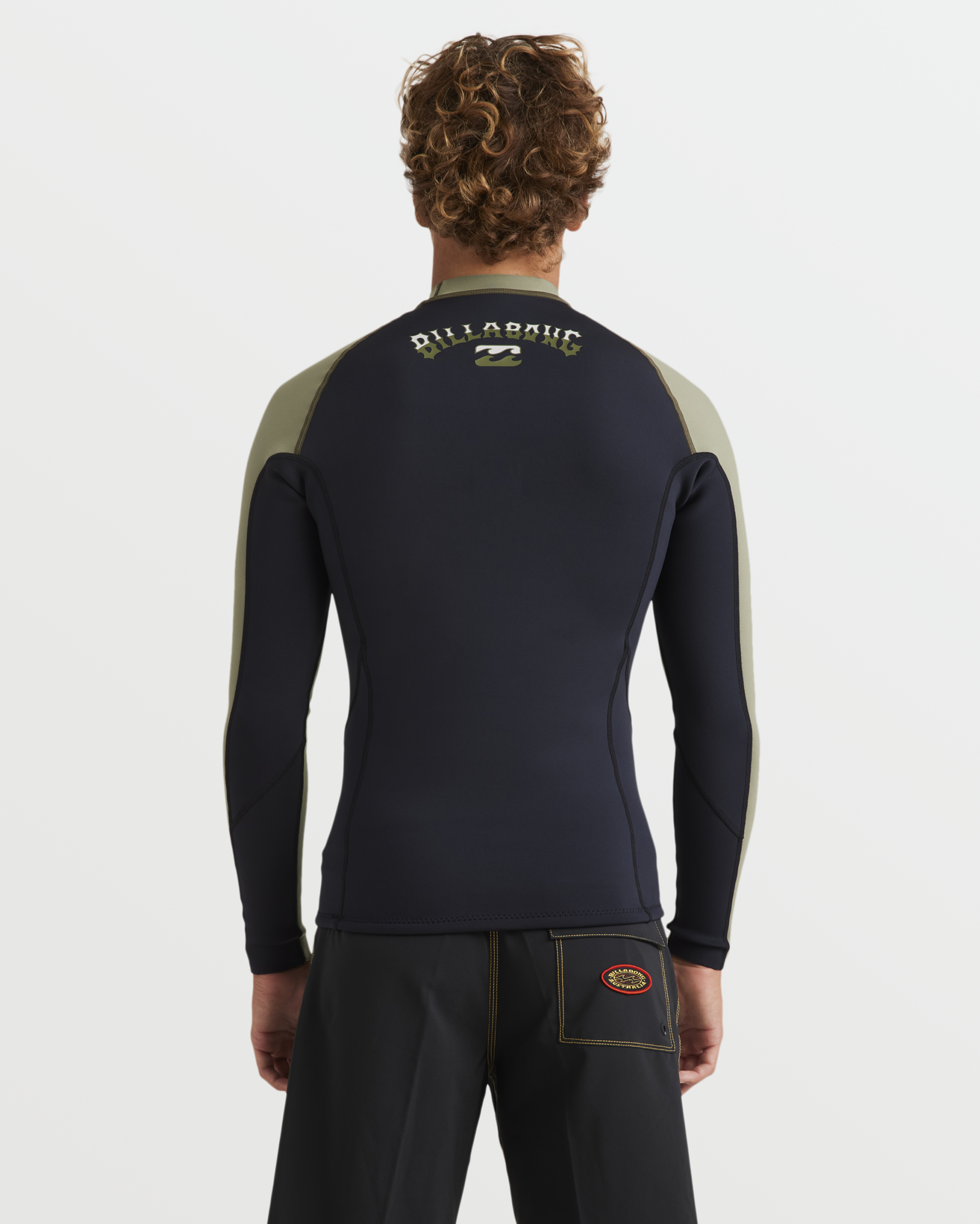 Billabong 1mm Absolute Natural Long Sleeve Jacket - Military