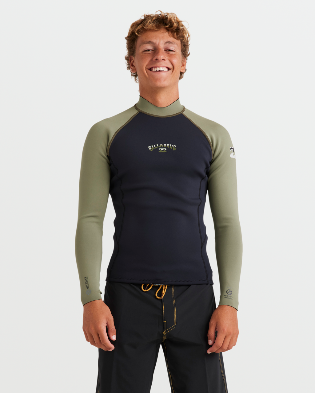 Billabong 1mm Absolute Natural Long Sleeve Jacket - Military