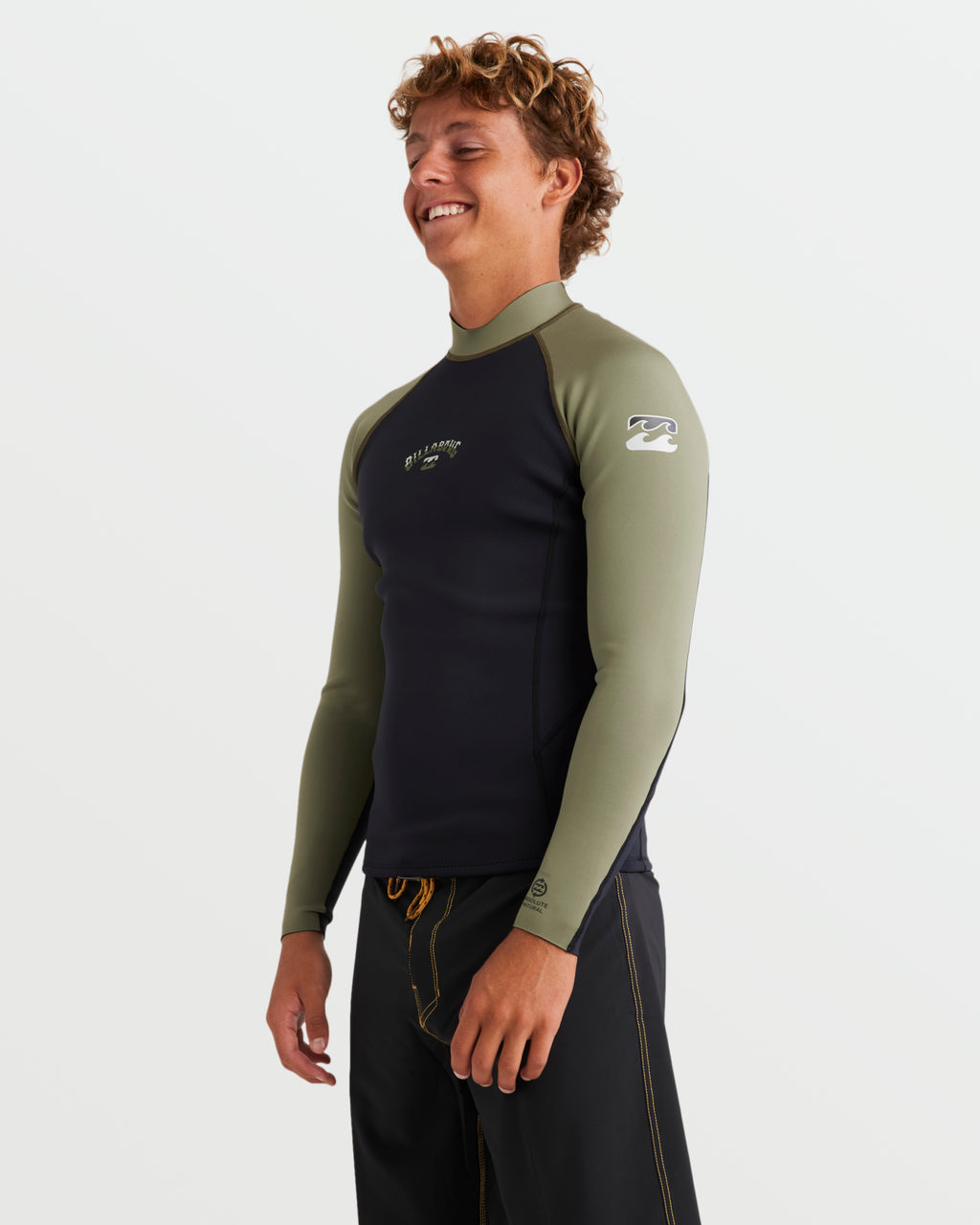 Billabong 1mm Absolute Natural Long Sleeve Jacket - Military