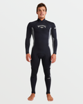 Billabong 3/2mm Absolute Natural Back Zip Fullsuit - Alloy