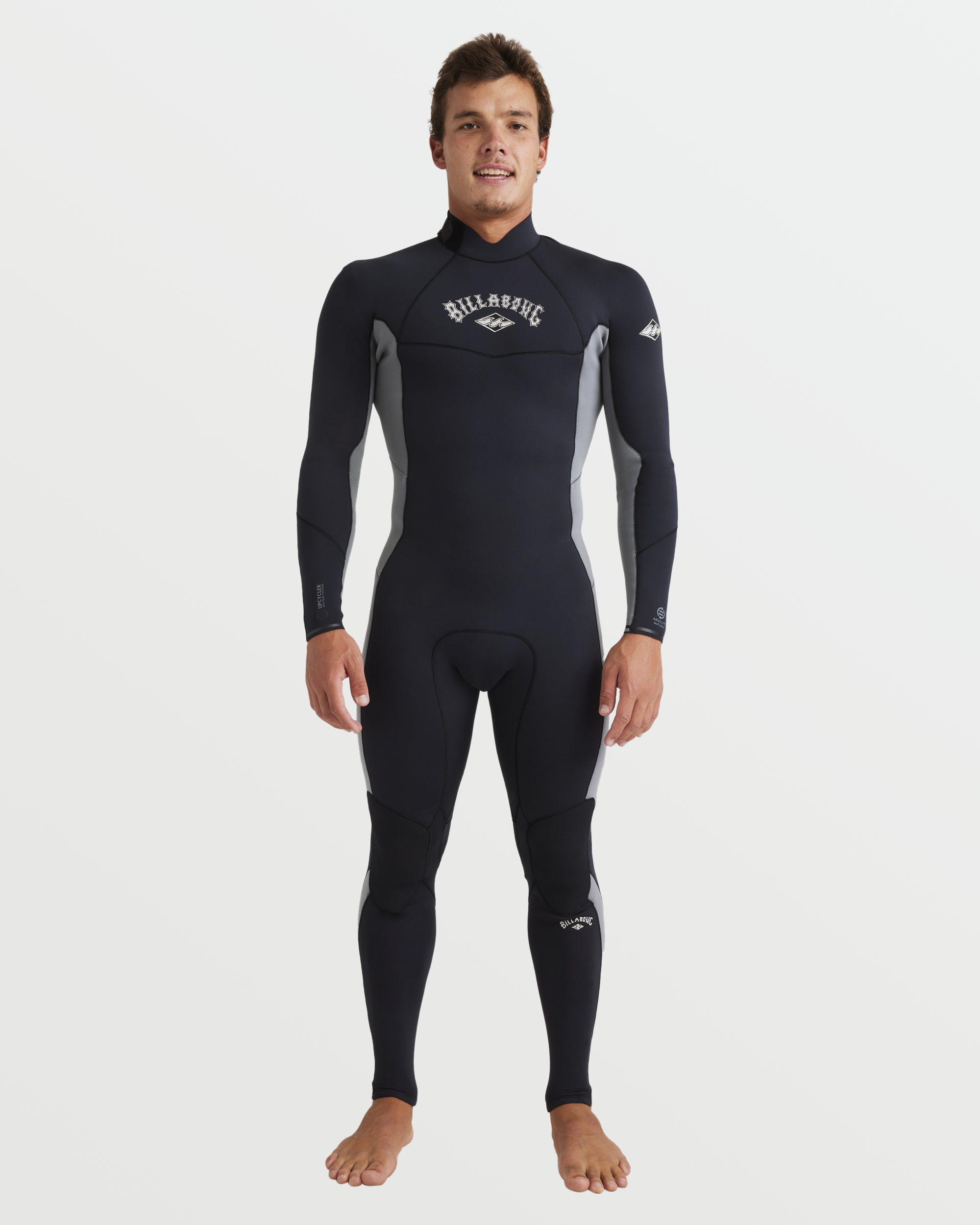 Billabong 3/2mm Absolute Natural Back Zip Fullsuit - Alloy