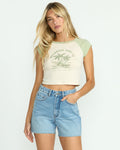 Billabong Paradise Short Sleeve Raglan Tee - Pistachio