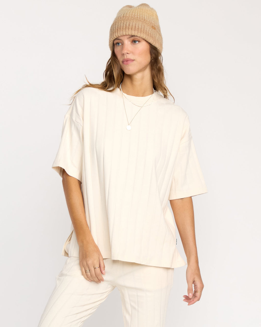 Billabong Cass Short Sleeve Top - Whitecap