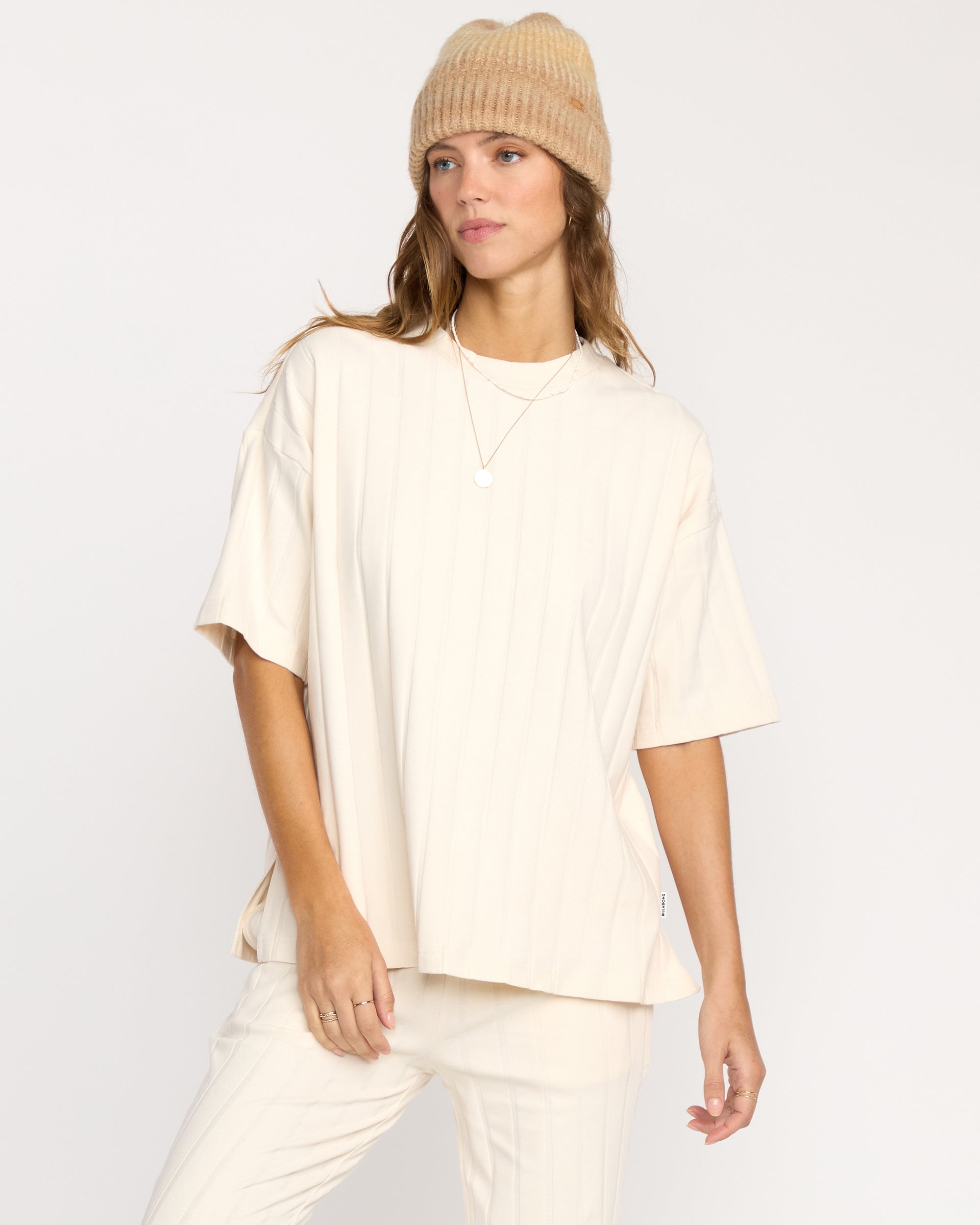 Billabong Cass Short Sleeve Top - Whitecap