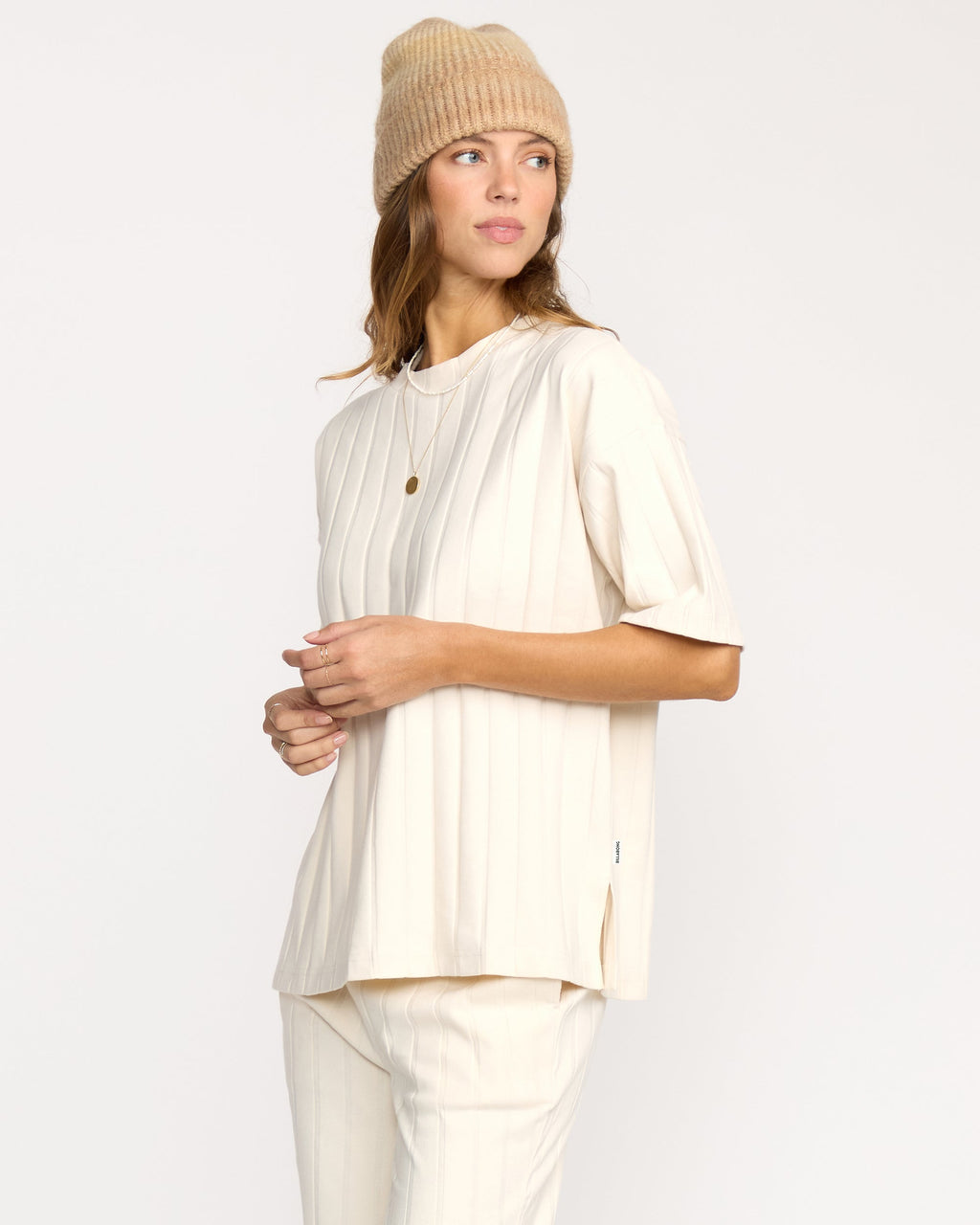 Billabong Cass Short Sleeve Top - Whitecap