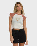 Billabong Forever Had Short Sleeve Raglan Tee - Sedona