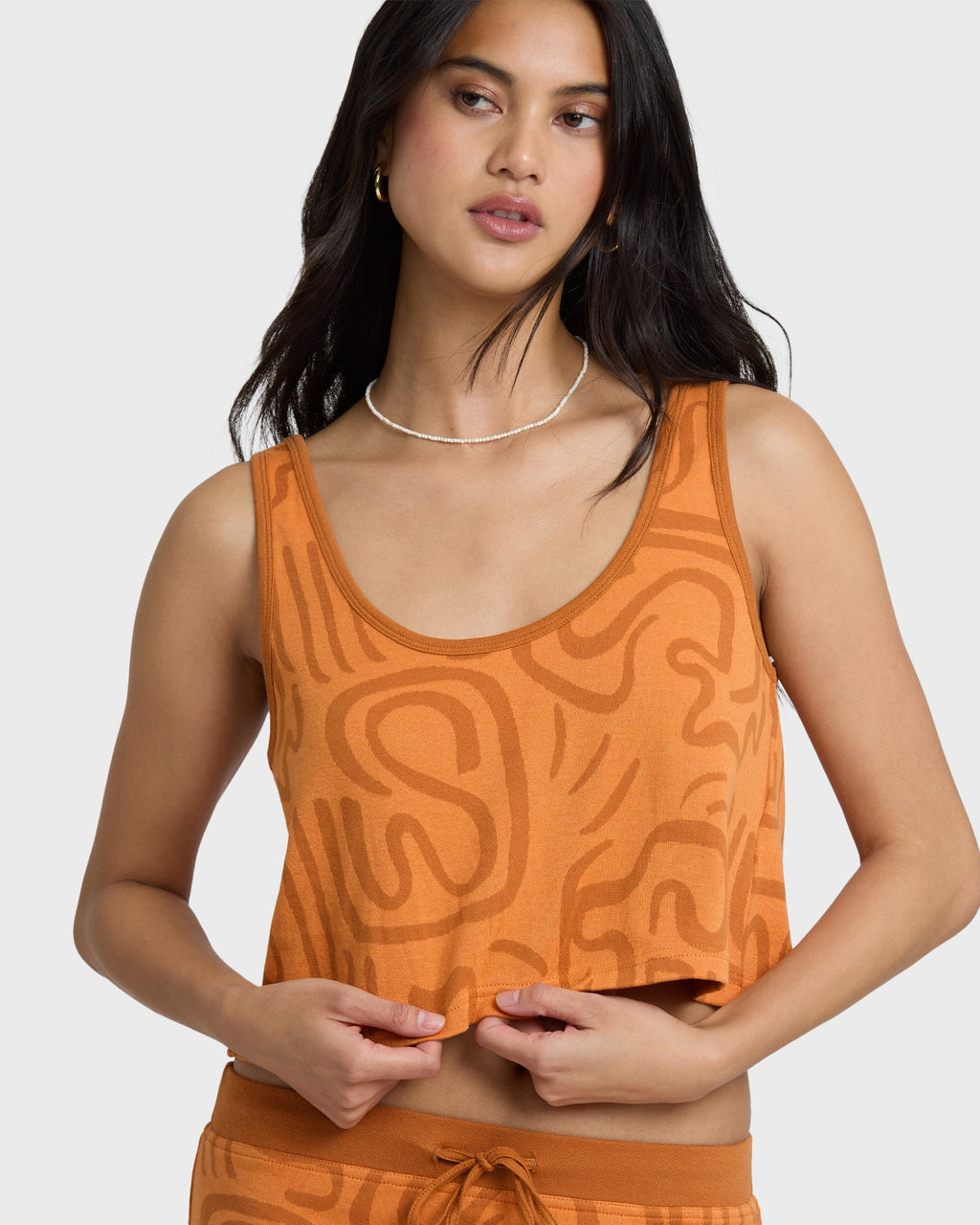 Billabong Embers Knit Tank - Tangerine