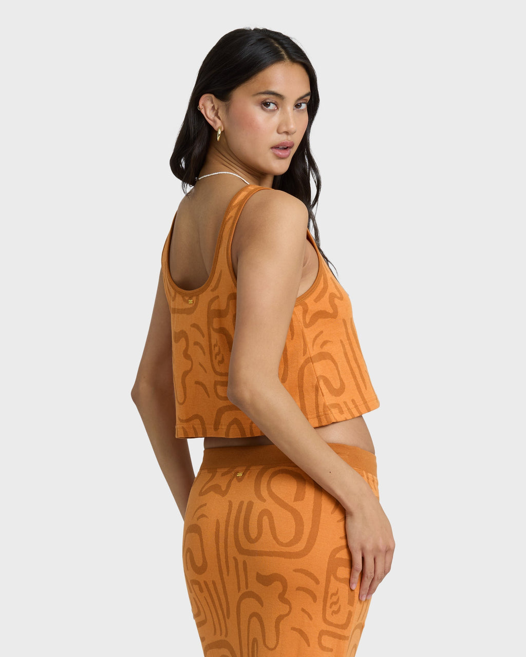 Billabong Embers Knit Tank - Tangerine