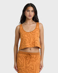 Billabong Embers Knit Tank - Tangerine