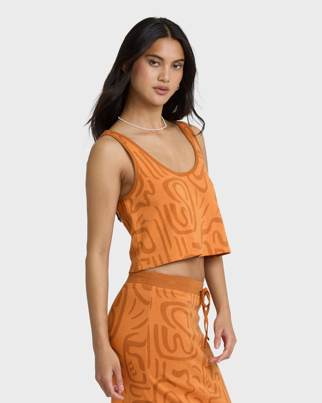 Billabong Embers Knit Tank - Tangerine