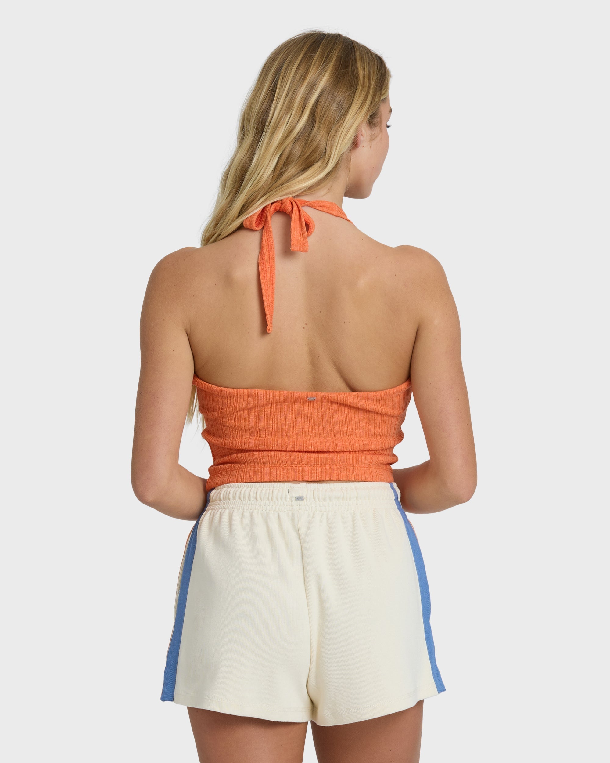 Billabong Friday Night Knit Halter Top - Saffron