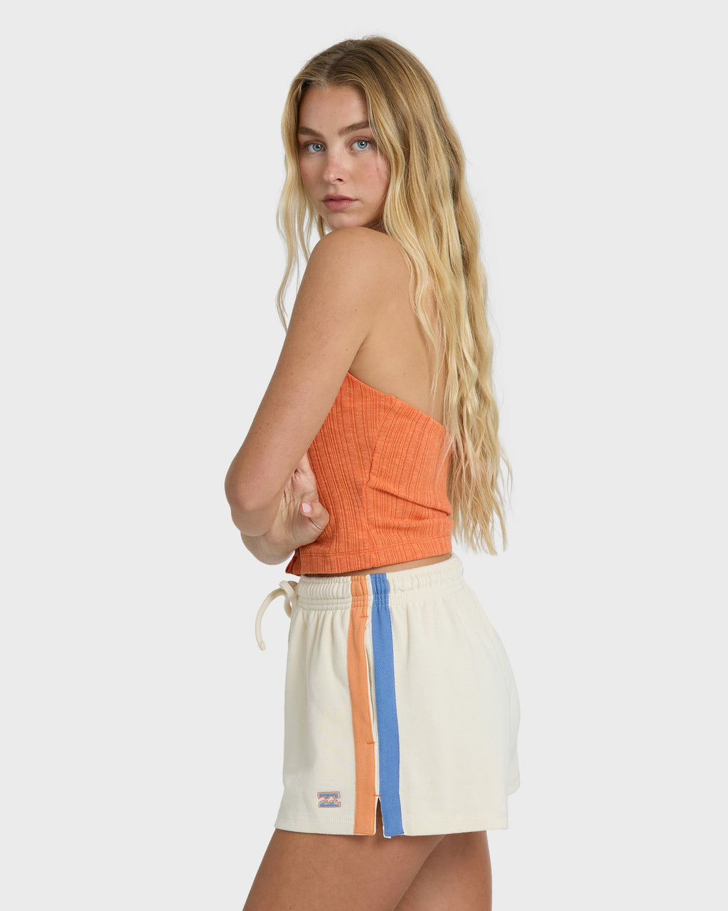 Billabong Friday Night Knit Halter Top - Saffron
