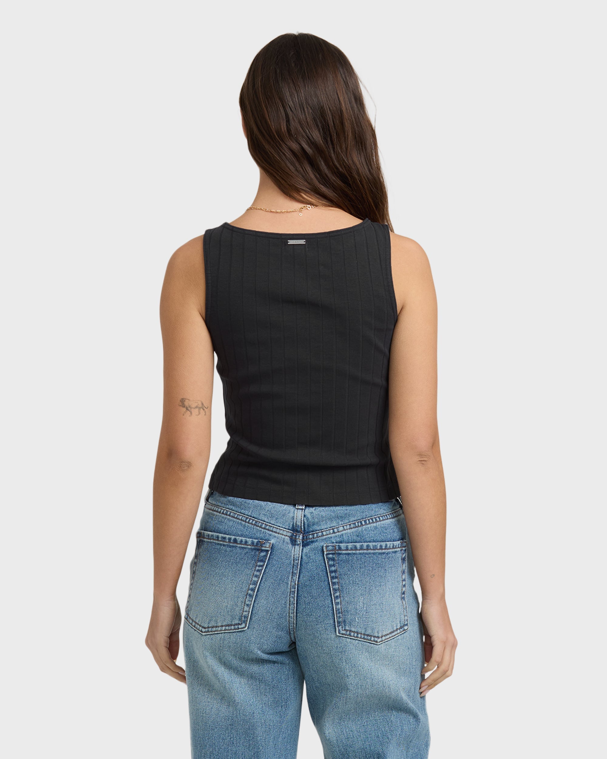 Billabong Rae Knit Tank T-Shirt - Black Sands