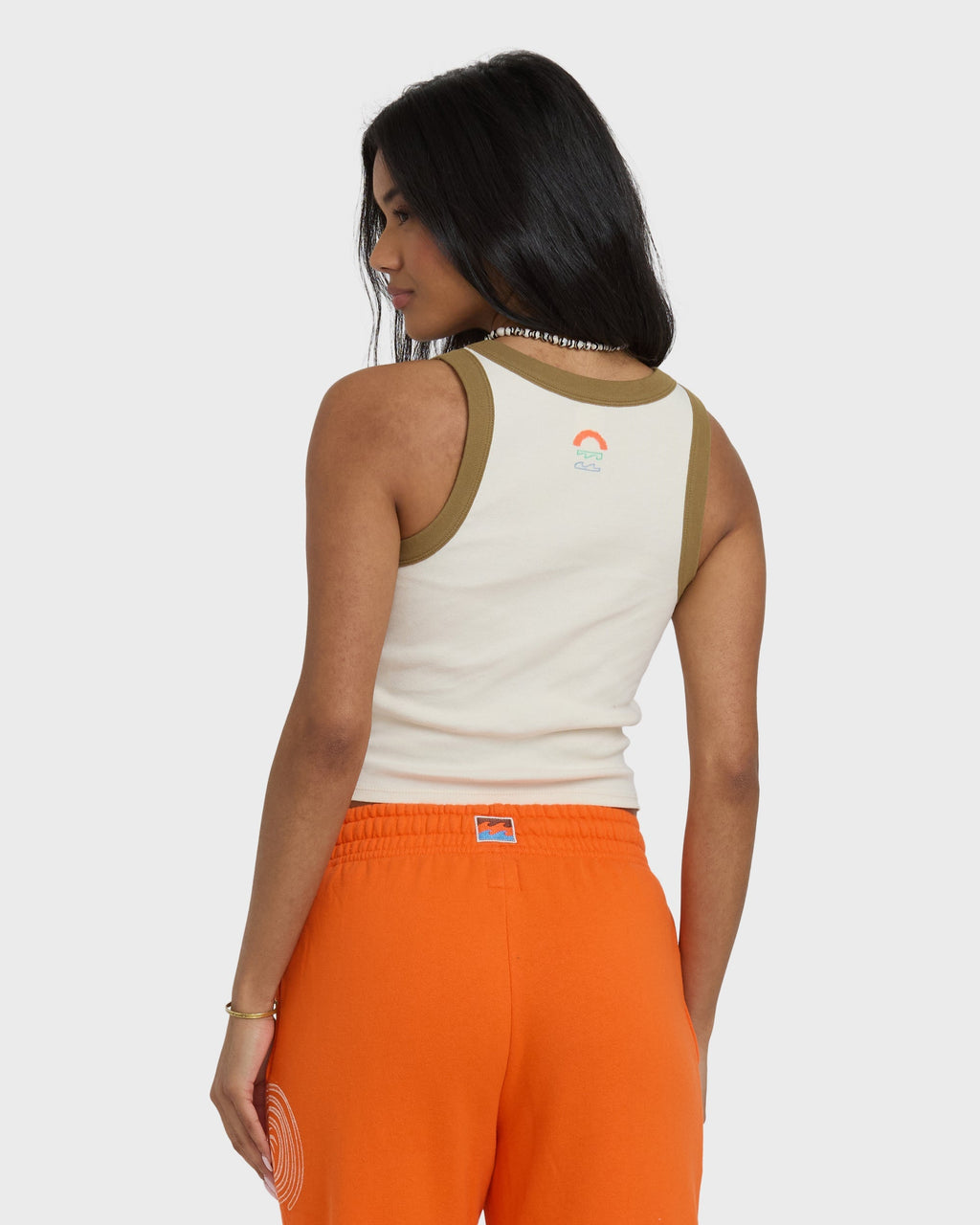 Billabong Schuyler Ringer Tank T-Shirt - Whitecap