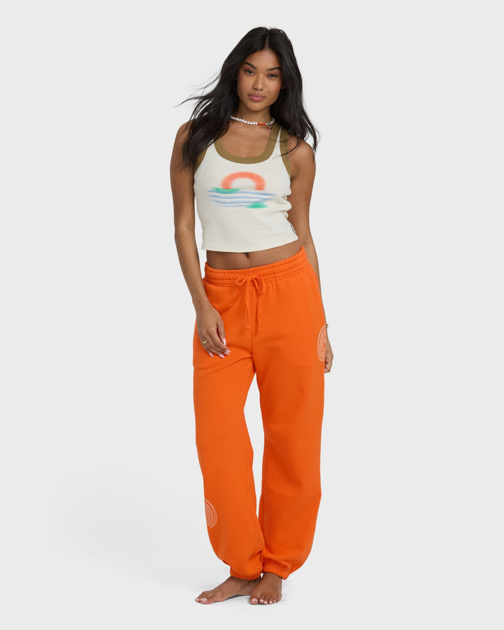 Billabong Schuyler Ringer Tank T-Shirt - Whitecap