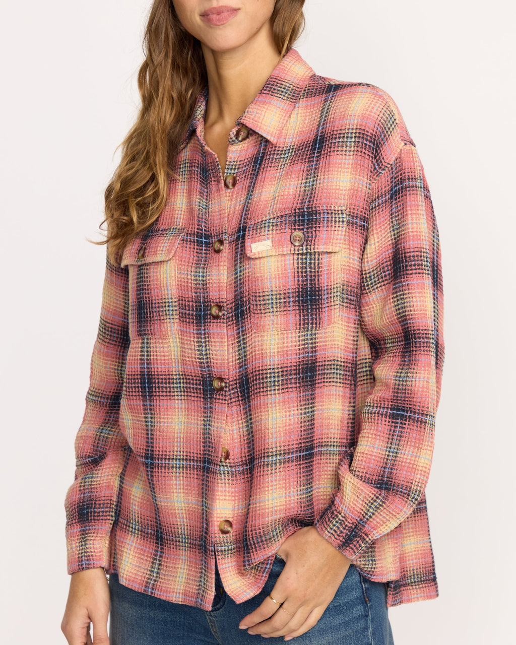 Billabong Big Bear Long Sleeve Shirt - Mountain Rose