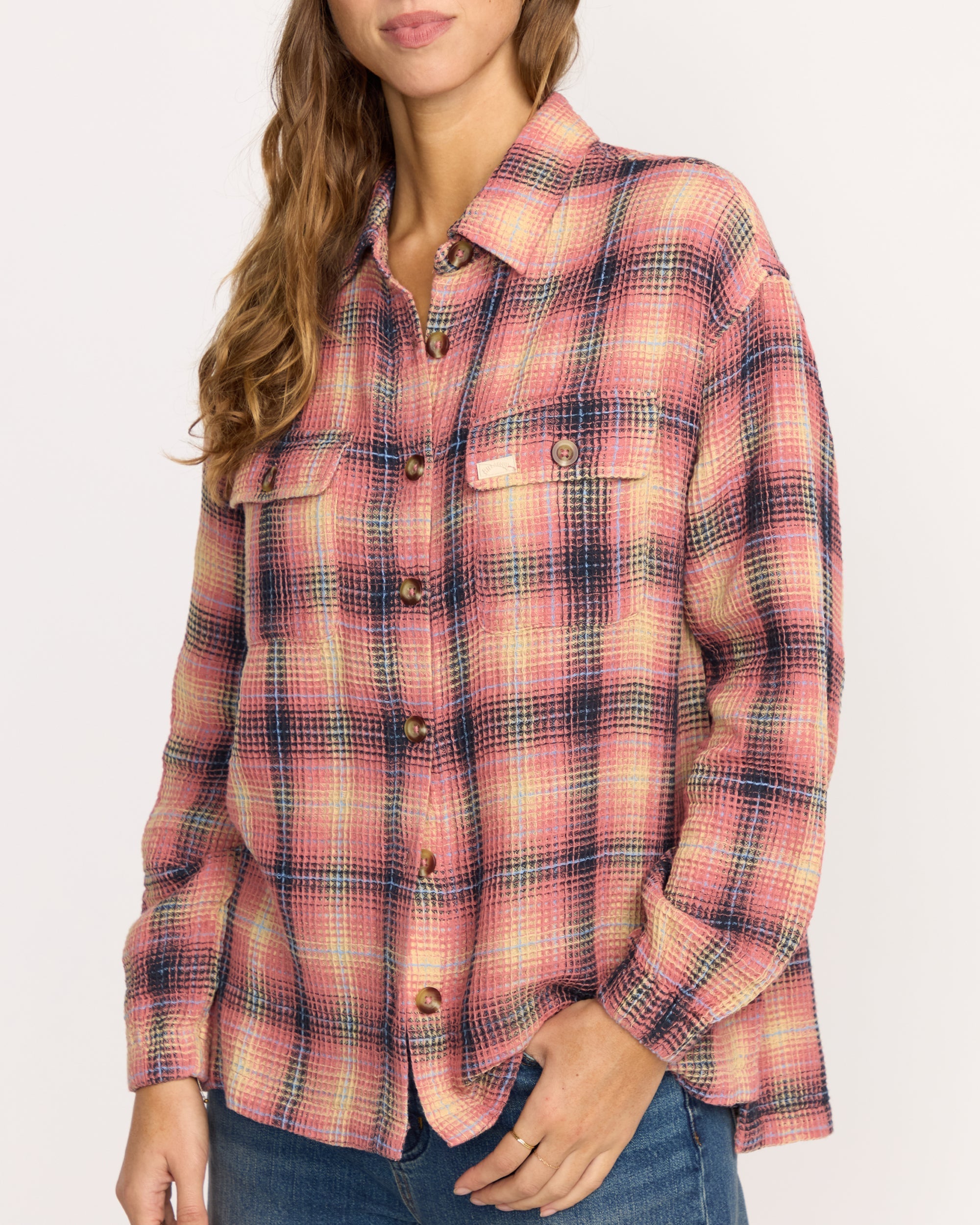 Billabong Big Bear Long Sleeve Shirt - Mountain Rose