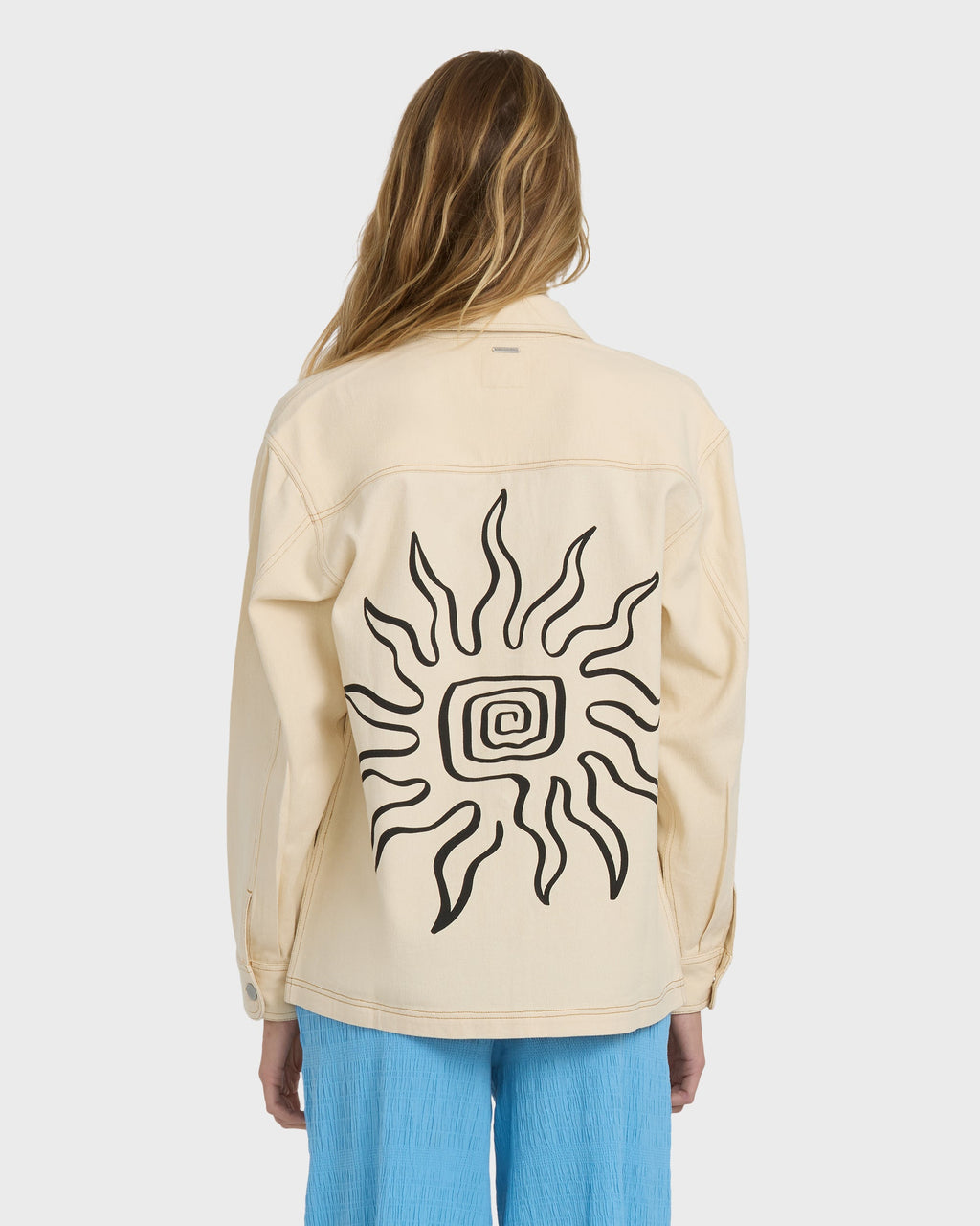 Billabong Laura Twill Shacket - Antique White
